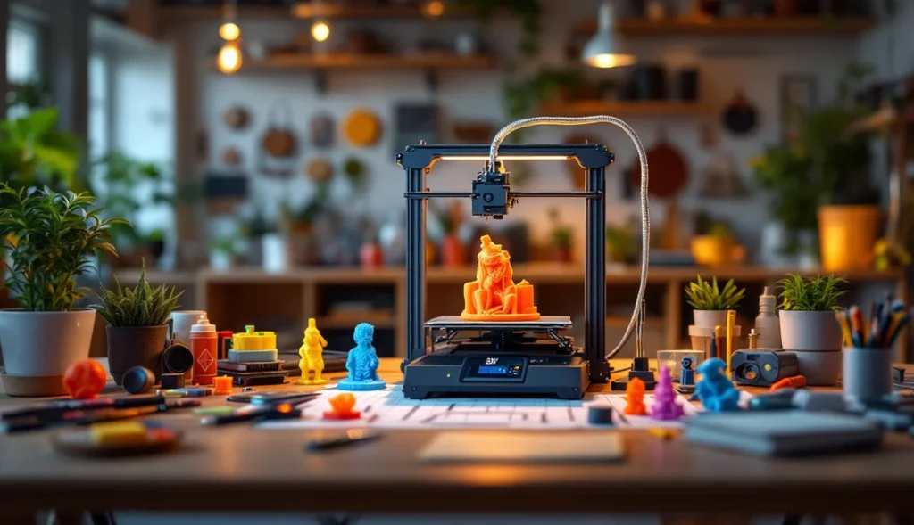 Imprimante 3D en kit assemblée avec outils et pièces détachées