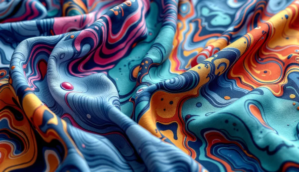 Impression 3D sur tissu avec motifs complexes et textures innovantes